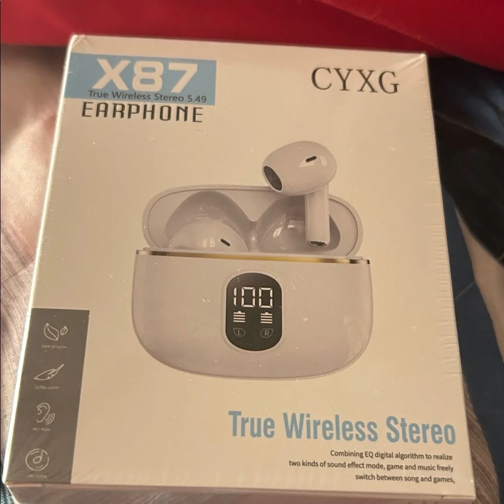 Wireless Stereo Earphones - White